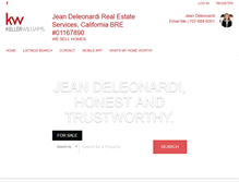 Tablet Screenshot of jeandeleonardi.com